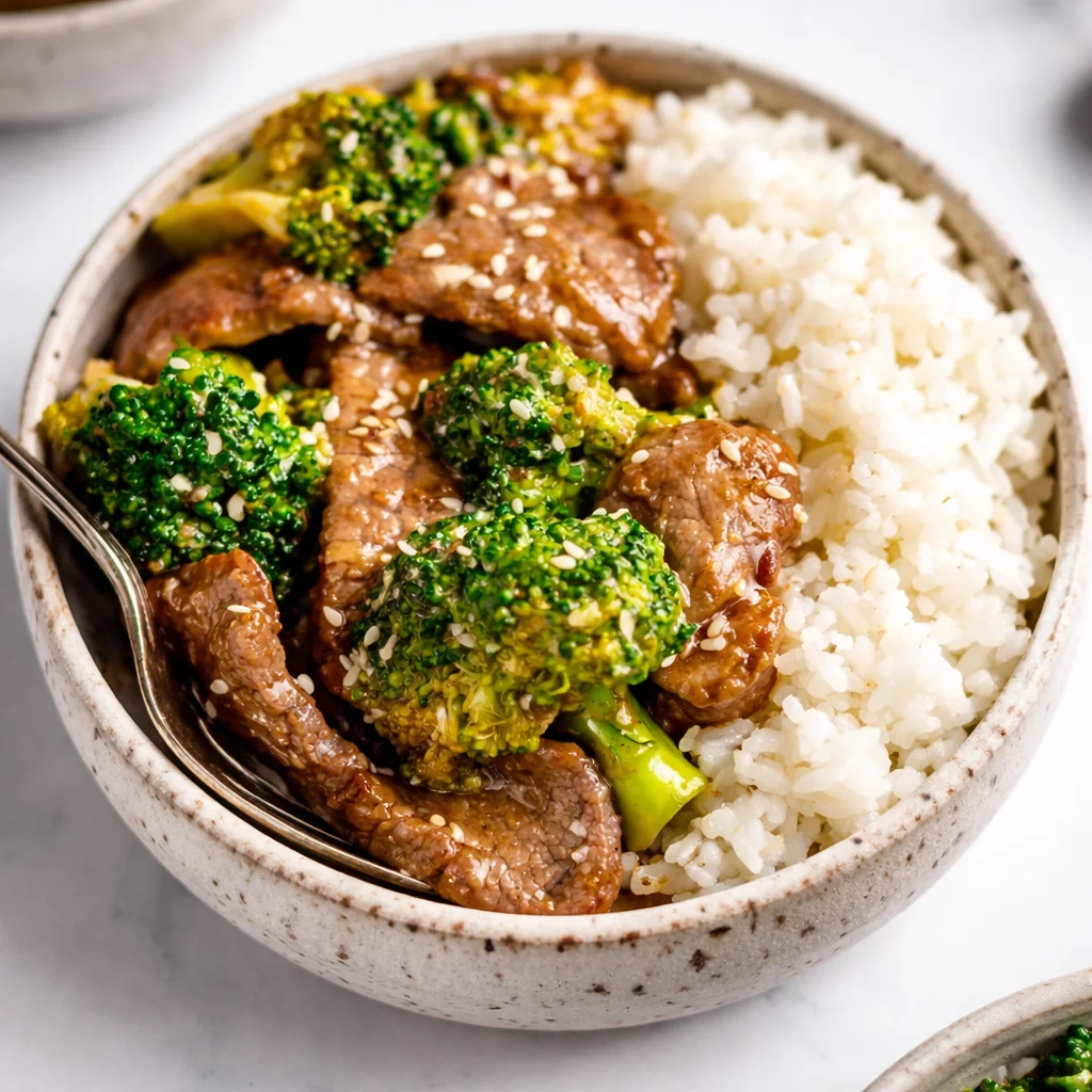 Panda Express Beef and Broccoli with tender beef and steamed broccoli in savory sauce