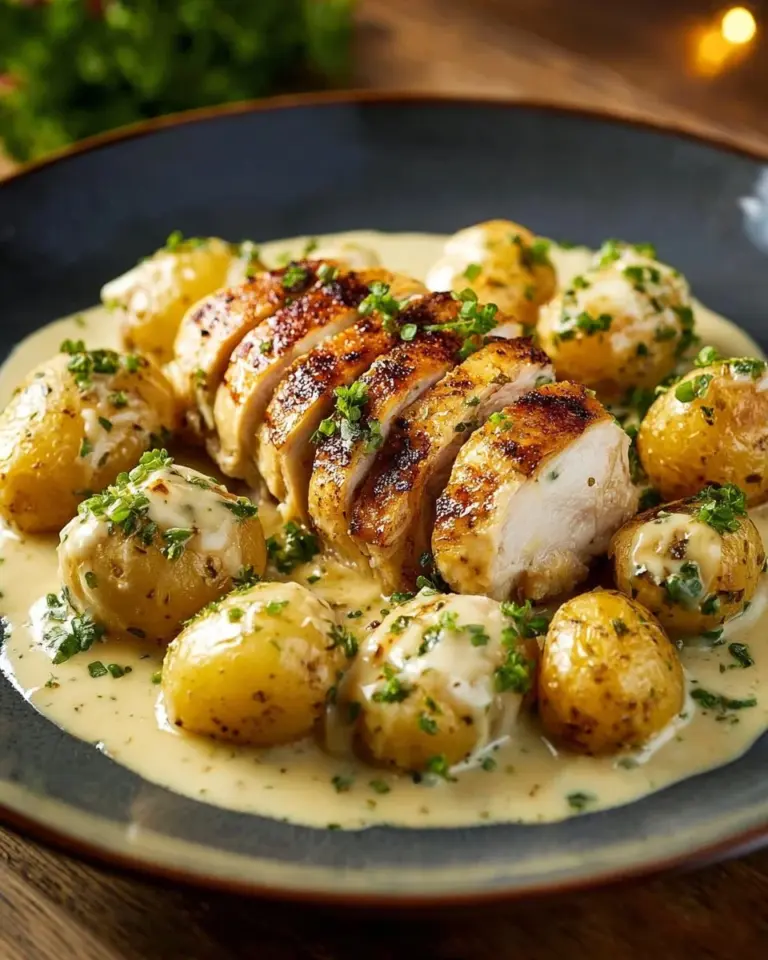 Delicious Asiago Chicken and Gnocchi dish served in a creamy sauce
