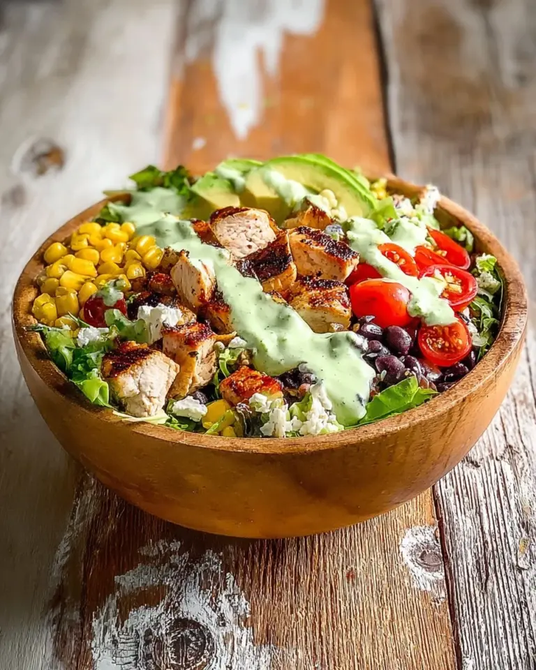 Baja Chicken Bowl with spices, vegetables, and toppings for a nutritious meal.