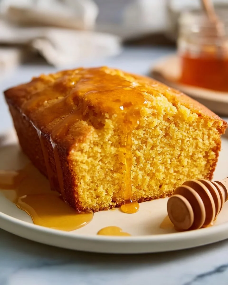 Delicious homemade cornbread squares served on a plate