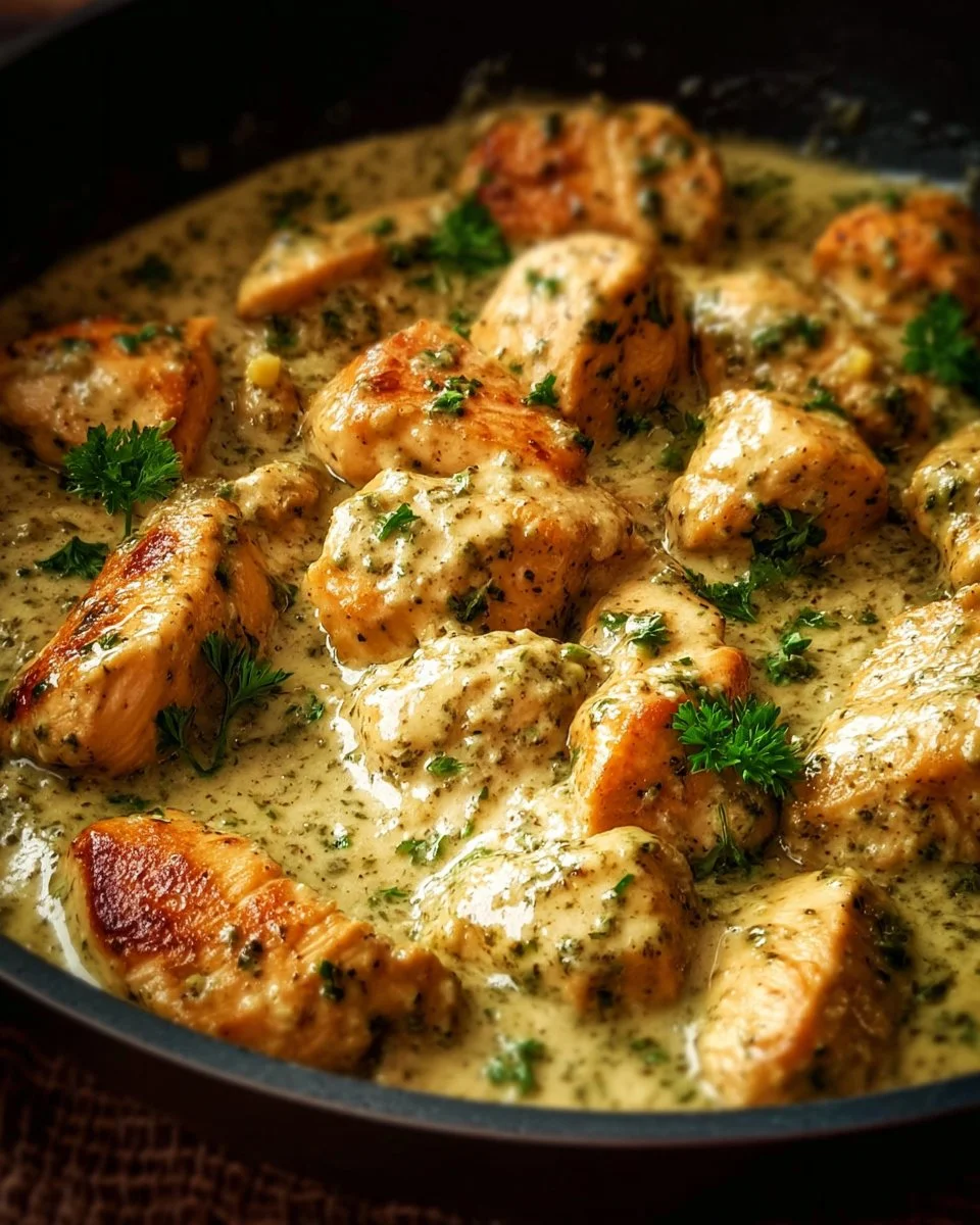 Creamy ranch chicken dish cooked in a crock pot for easy meal preparation