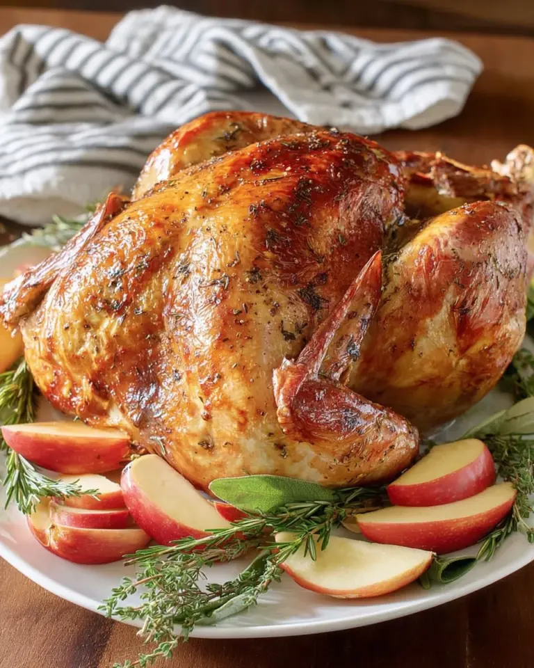 Perfectly dry brined turkey ready for roasting and holiday dinner.