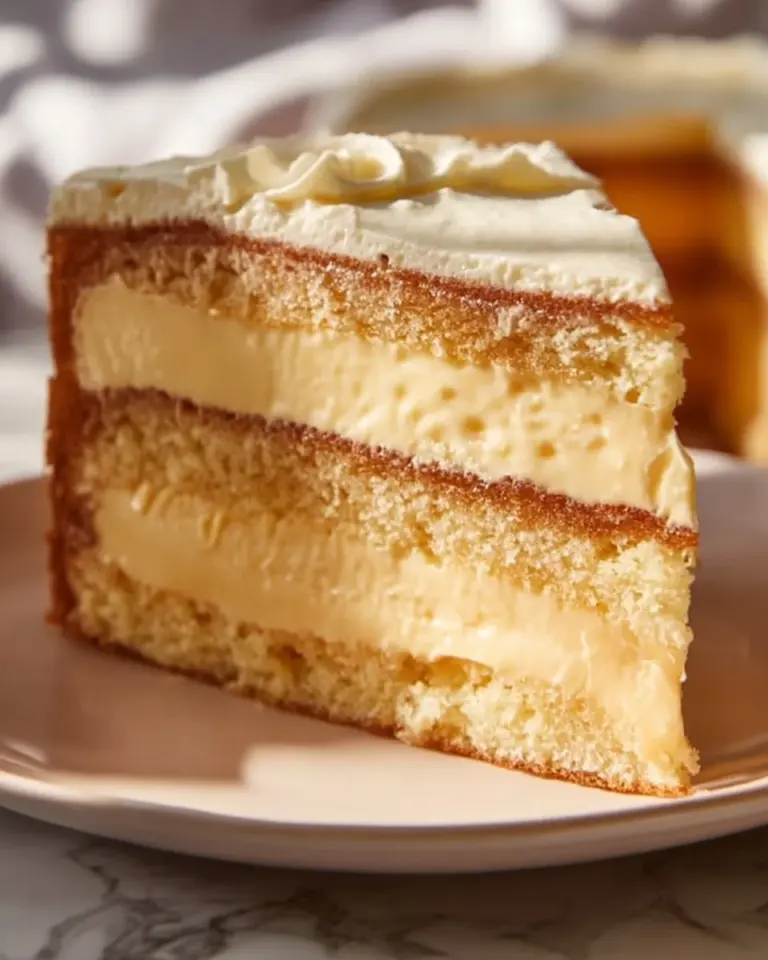Homemade Bavarian Cream dessert in a elegant bowl.