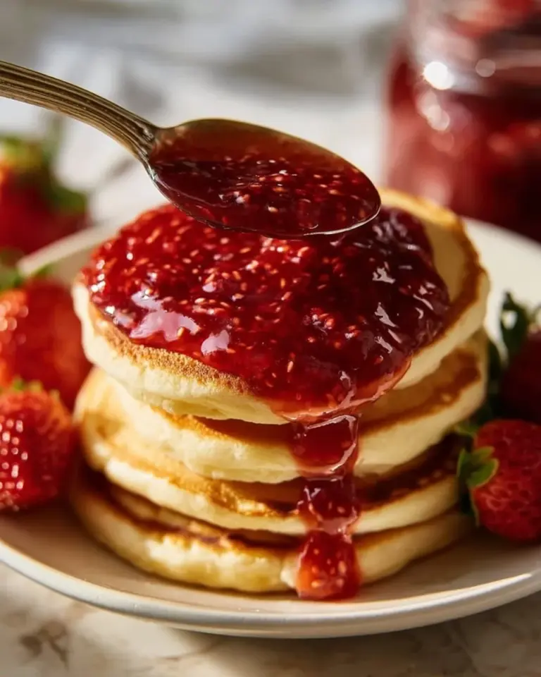 Homemade chia seed jam made with fresh fruits and chia seeds