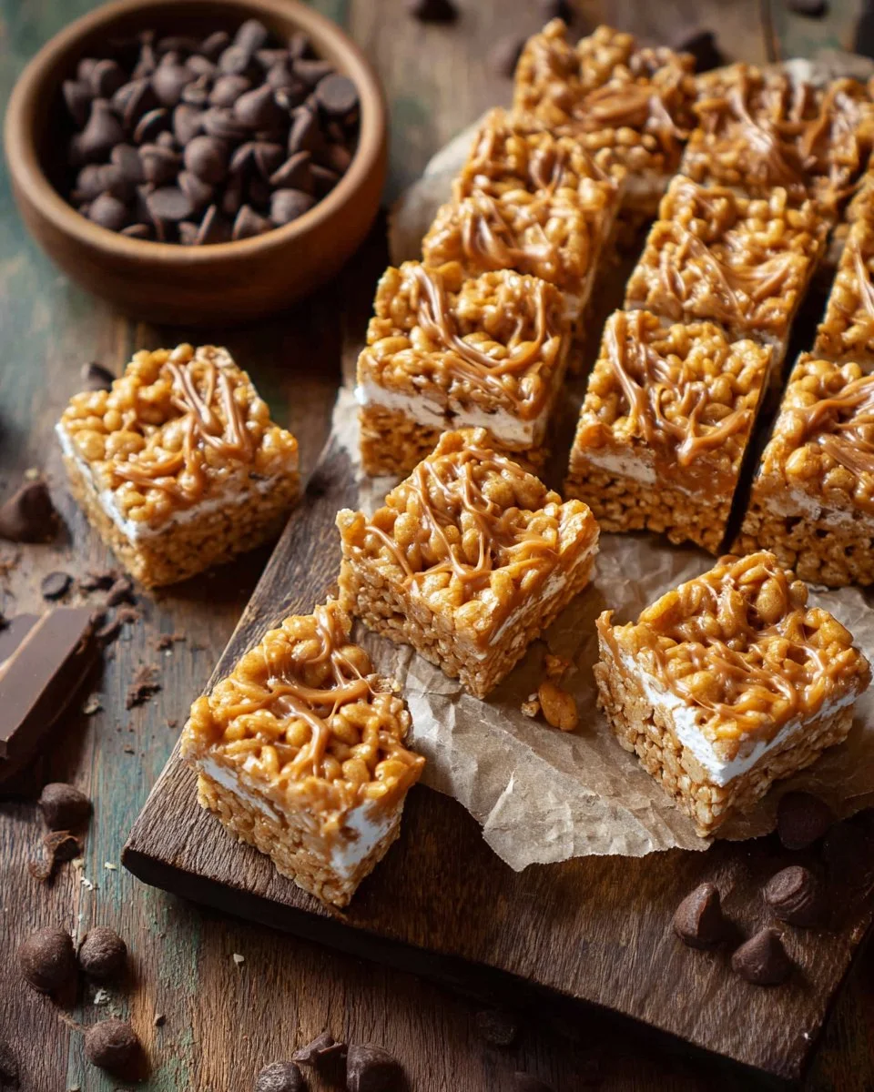 Delicious homemade butterscotch bars served on a plate