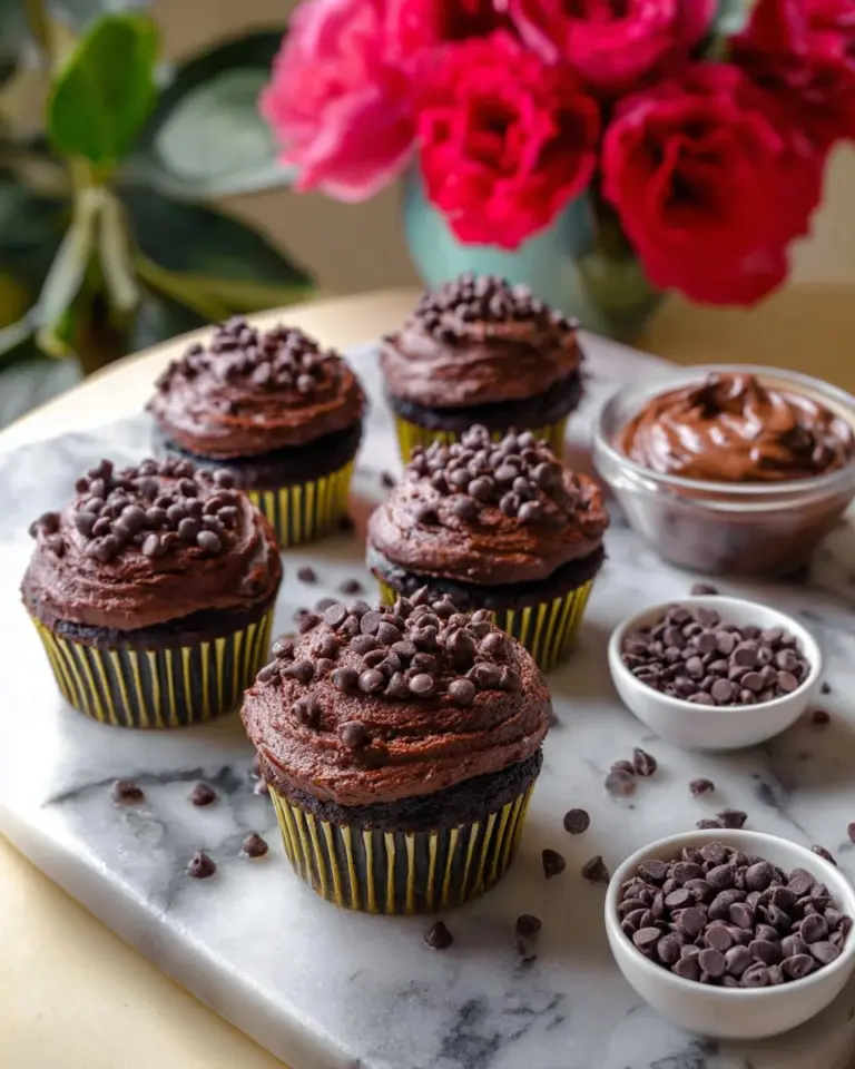 Grain-free and paleo-friendly Chocolate Beetroot Muffins on a wooden table