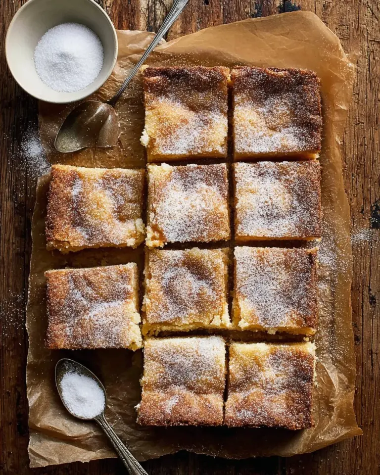 Churro Cheesecake Bars topped with cinnamon sugar and drizzled with caramel