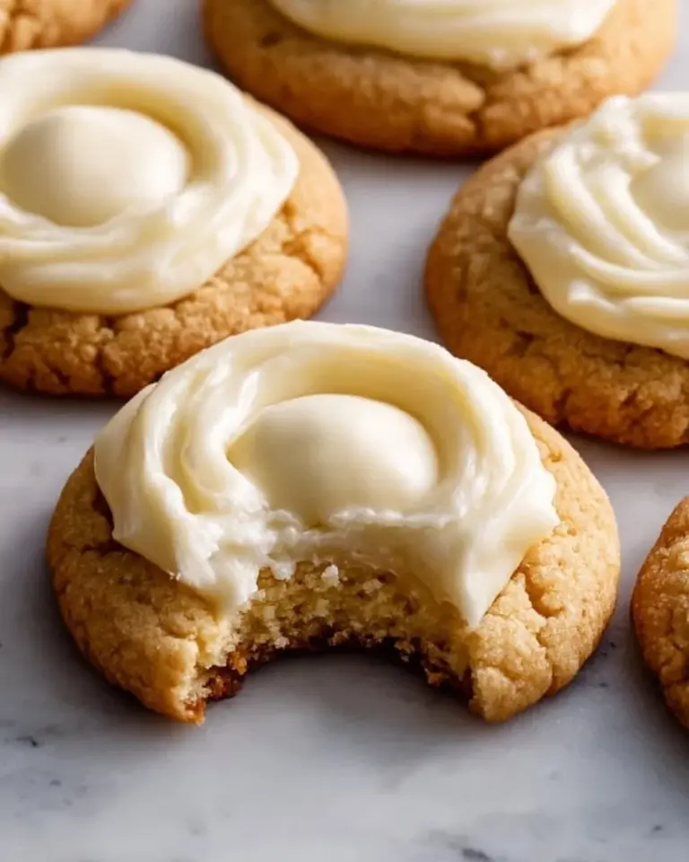 Delicious cream cheese thumbprint cookies with colorful jam filling