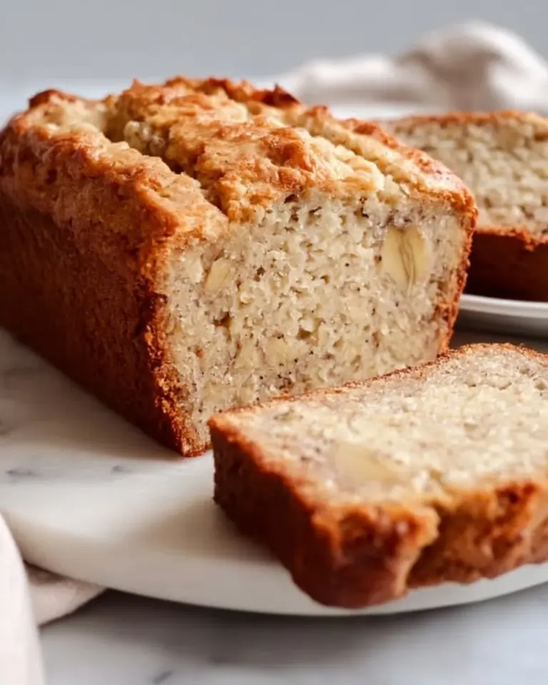 Healthy banana bread made with almond flour, a nutritious gluten-free treat.