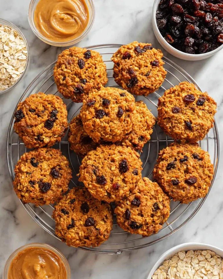 Delicious gluten-free sweet potato oatmeal raisin cookies on a plate