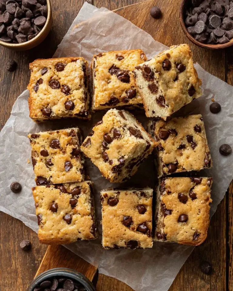 Freshly baked chocolate chip butter swim biscuits on a cooling rack