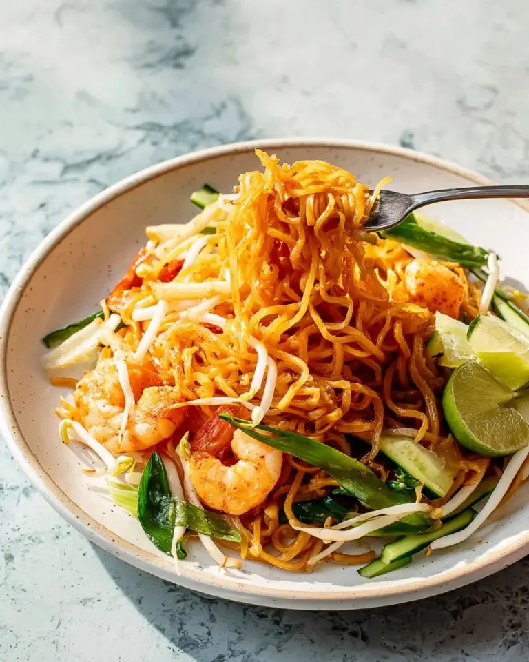 Easier weeknight Pad Thai Sen Chan with crab, a quick and delicious dish.