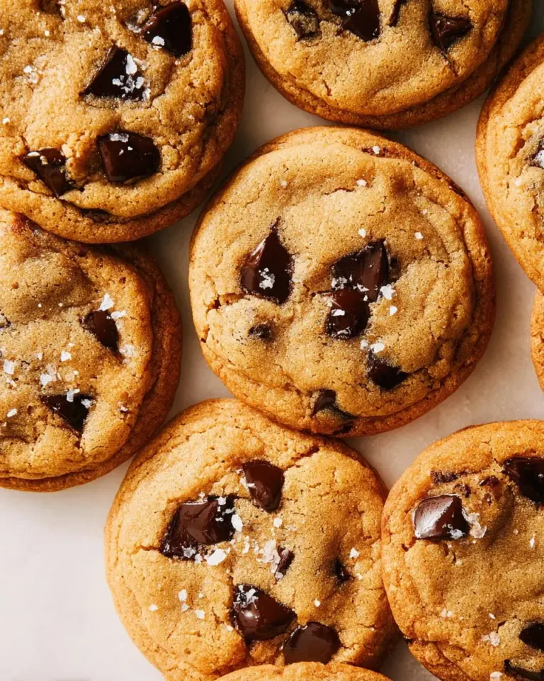 Extra-Chewy Chocolate Chip Cookies fresh from the oven