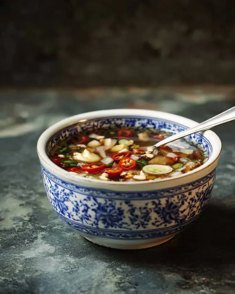 Fish sauce and chilies condiment for enhancing flavors in dishes