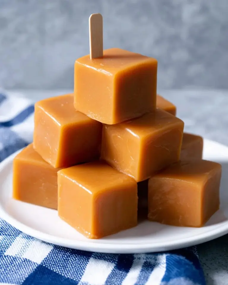 No machine Thai tea ice cream bars, creamy dessert with authentic flavor