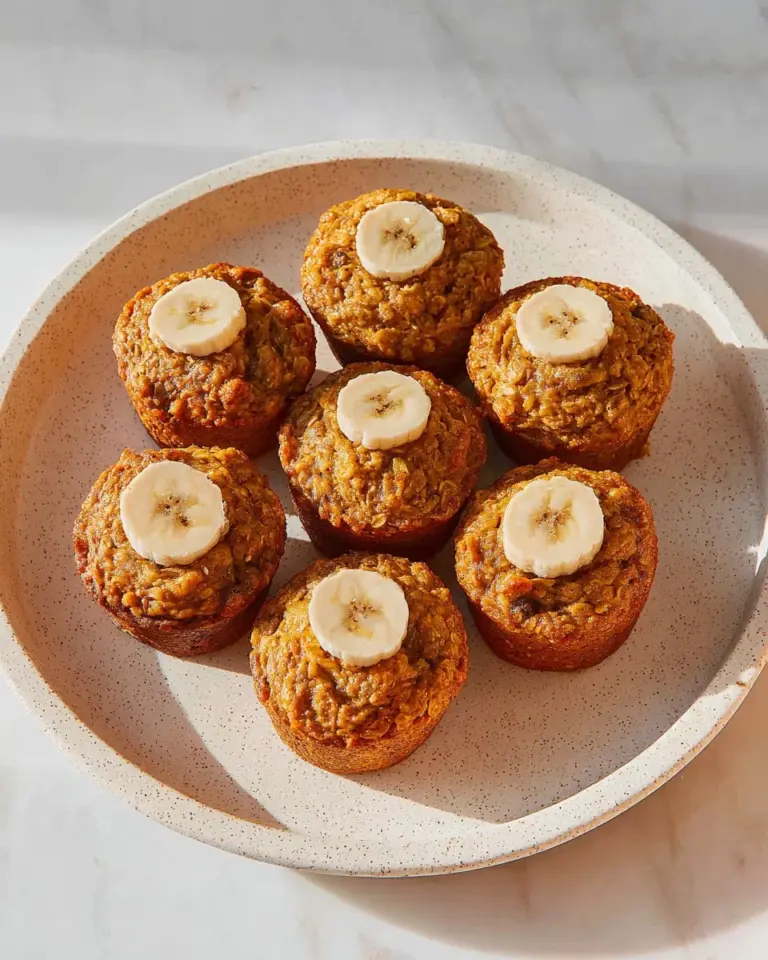 Delicious Pumpkin Banana Muffins fresh out of the oven