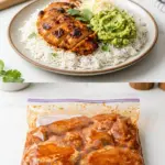 Marinated roasted chicken showcasing a delicious marinade for enhanced flavor.